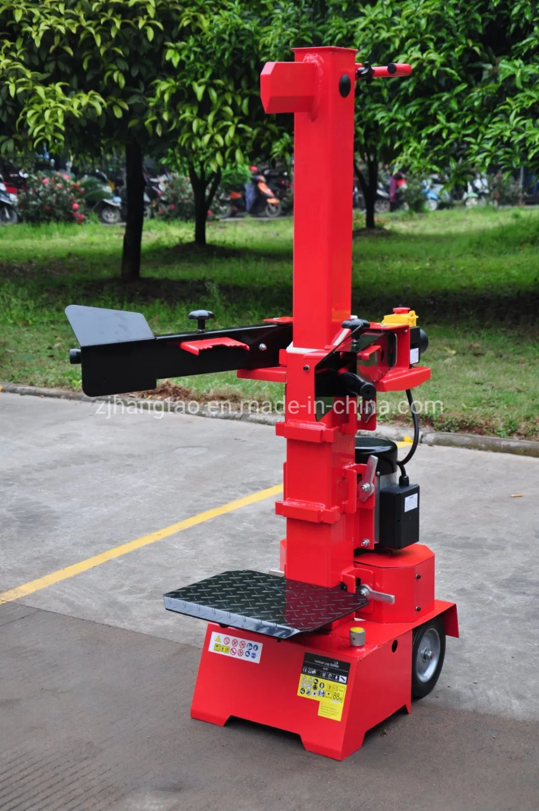 Vertical 8/9t Hydraulic Log Splitter with 3 Adjustable Work Table