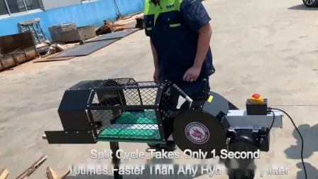 Processeur de bois de chauffage en gros, processeur de bûches électrique de 8 tonnes, séparateur cinétique